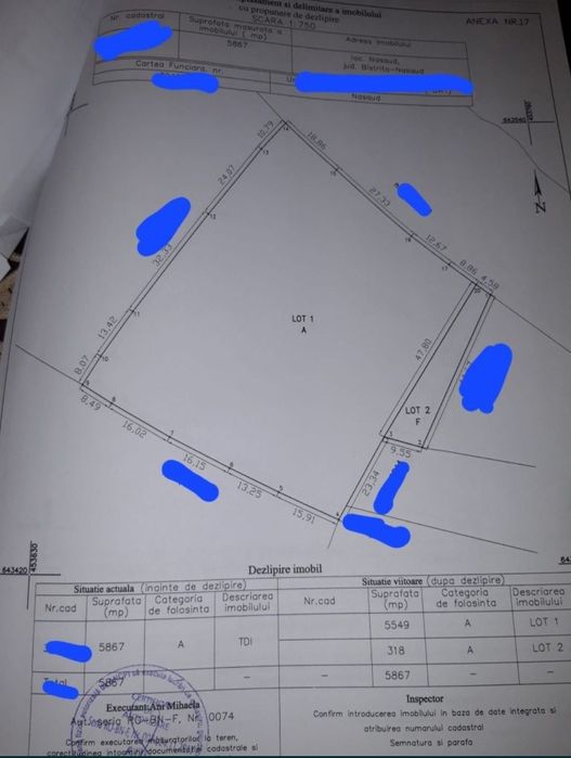 Teren intravilan de vanzare in Nasaud