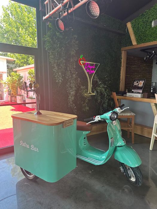 Prosecco Bar-Beer Bar-Affogato Bar- Gelato Cart - Food Cart- Bar mobil