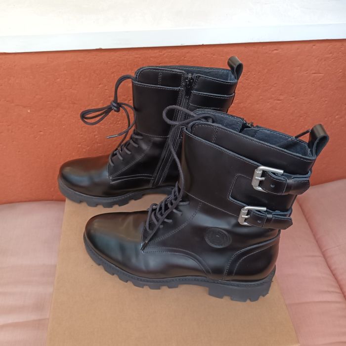 Дамски боти от естествена кожа