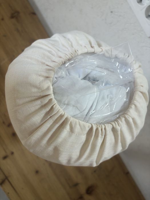 Pilotă pene și puf pentru toate sezoanele 135x200 cu husă 100% bumbac Oeko-Tex RDS – Alb