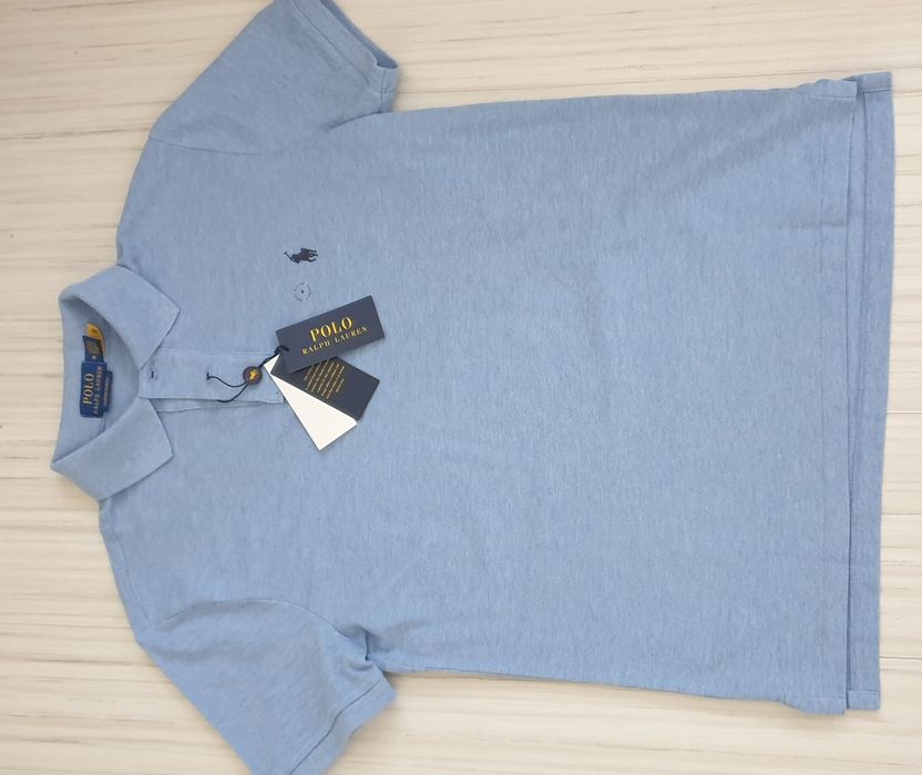 POLO Ralph Lauren Pique Cotton Custom Slim Fit Mens Size М НОВО! ОРИГИНАЛ! Мъжка Тениска!