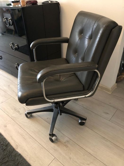 Mid century leather scaun birou desk