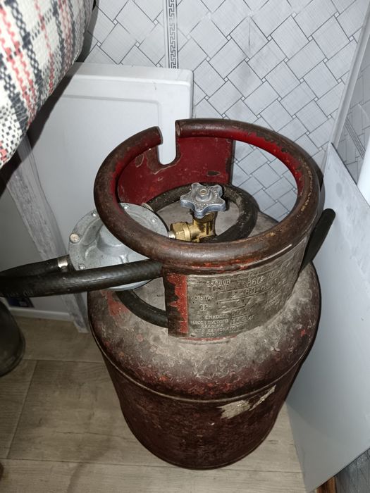 Газбаллон полный, с редуктором