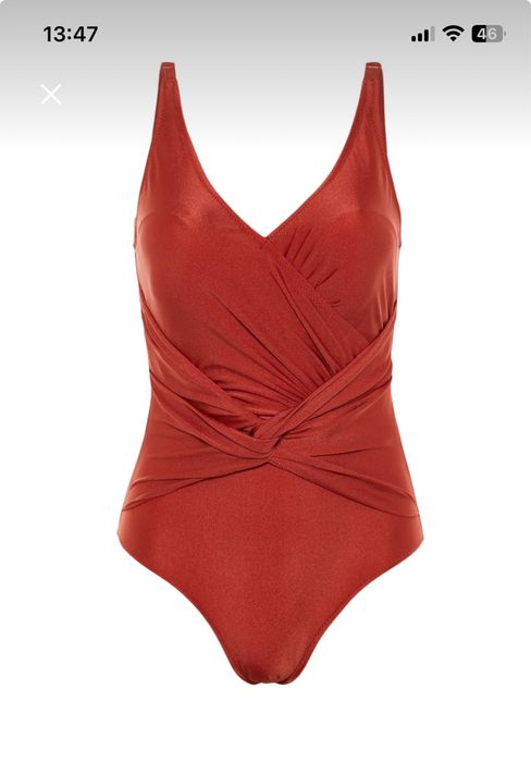 Costum de baie intreg rosu scortisoara Marime XS/34