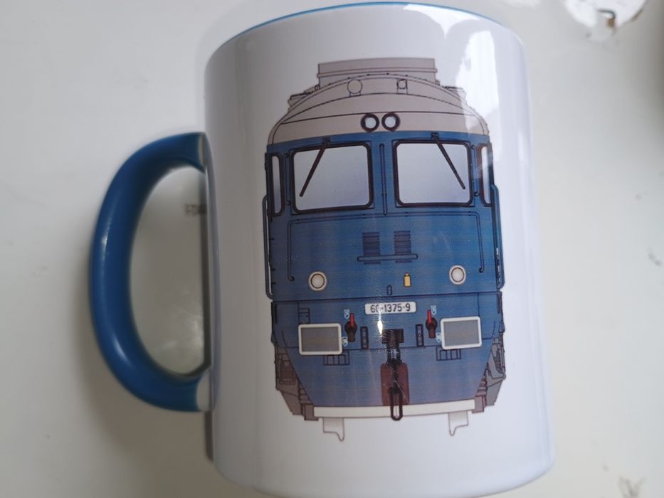 Locomotiva CFR DA 060 cană pahar personalizabilă, trenuleț electric HO