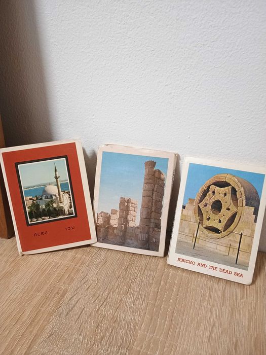 Foto foldere ilustrate carti postale Israel rare colectabile suvenir