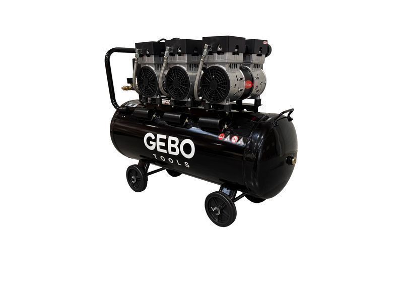 Безшумен компресор 70 л м2 gebo tools