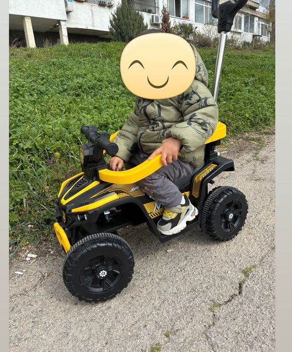 Кола за бутане с родителски контрол
