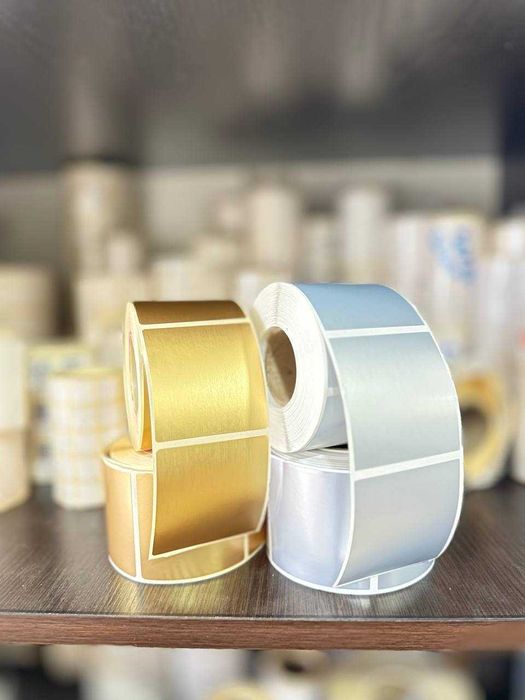 Термо Этикетка Ценник Баркод Термо Стикер Самоклейка Маркировка