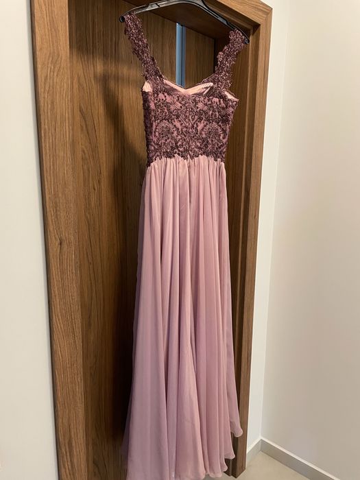 Rochie deosebita din matase naturala (nu M Marquise, LouLou, MLH)