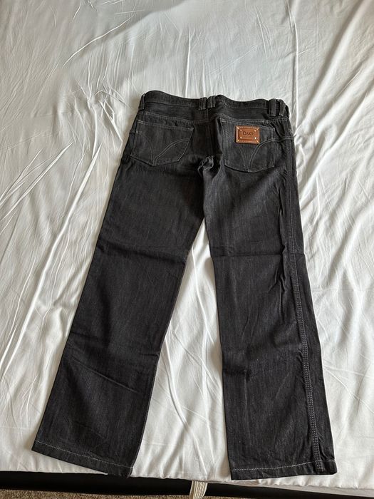 Оригинални мъжки дънки D&G – Нови, Черни, Размер 33