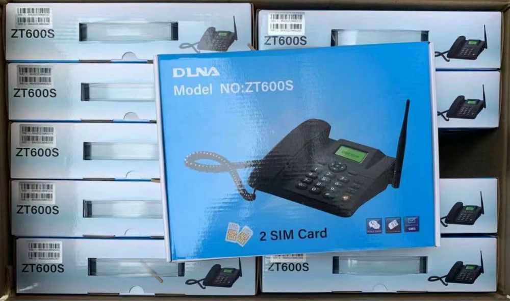 Стационарный Телефон GSM DUAL DLNA ZT600S 3 Месяц Гарантия