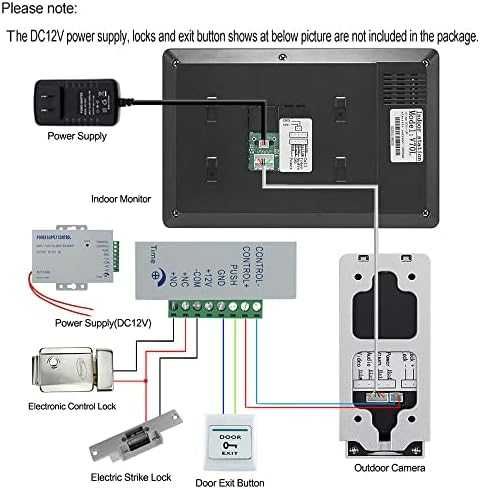 7" Видео домофон система с отключване и мониторинг