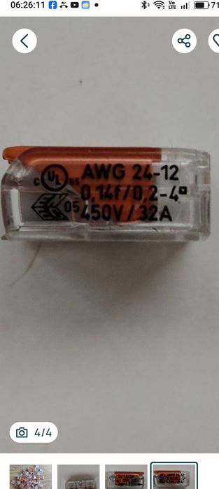 Cleme Wago  221 - 413 cu 3 poli