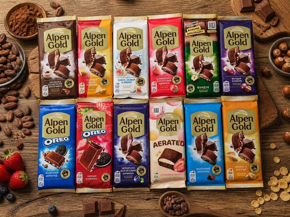 Шоколад Alpen Gold