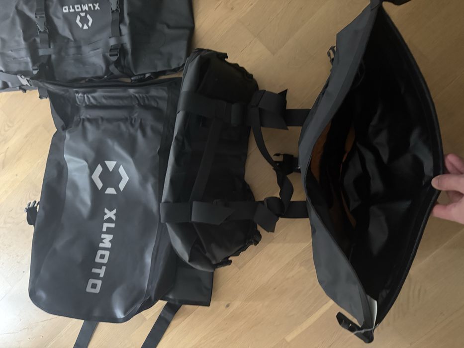 Genti latwral moto + rucsac