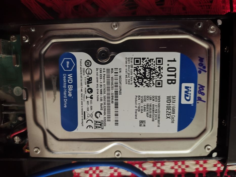 Hard-disk desktop WD Blue 1tb 100%