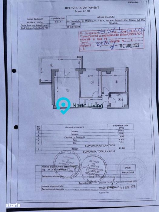 3 camere, mobilat și utilat | Militari Residence | Bloc 2018