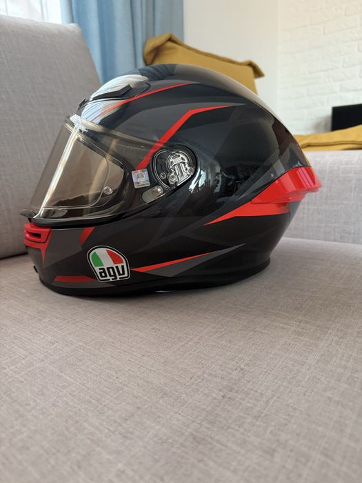 Casca moto AGV K6S marimea L + viziera heliomata