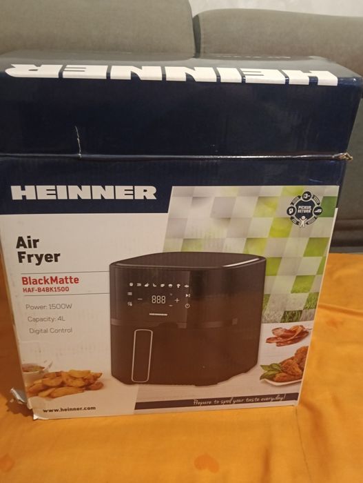 Air Fryer Heinner in stare bună. La 58 lei.