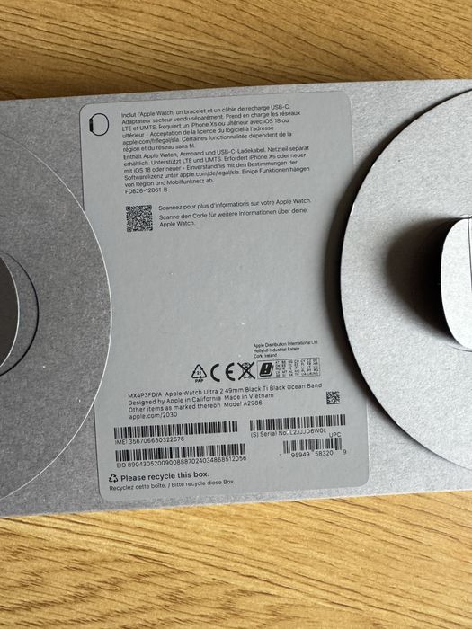 Бартер “нов” Apple Watch ultra 2 black