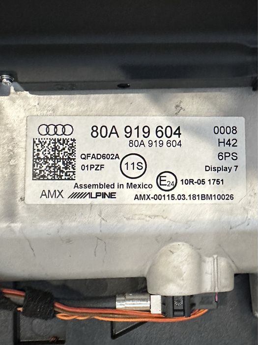 Display Audi Q5 80A FY : 80A919604