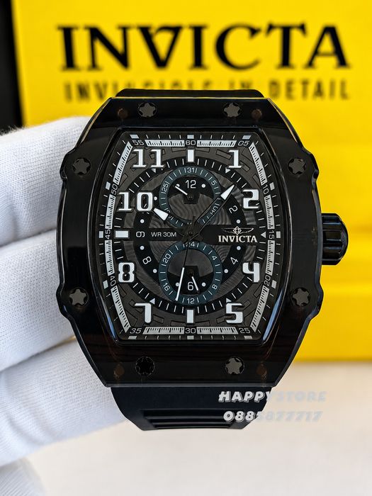 INVICTA Cyclone Black 49 mm, Инвикта нов мъжки часовник