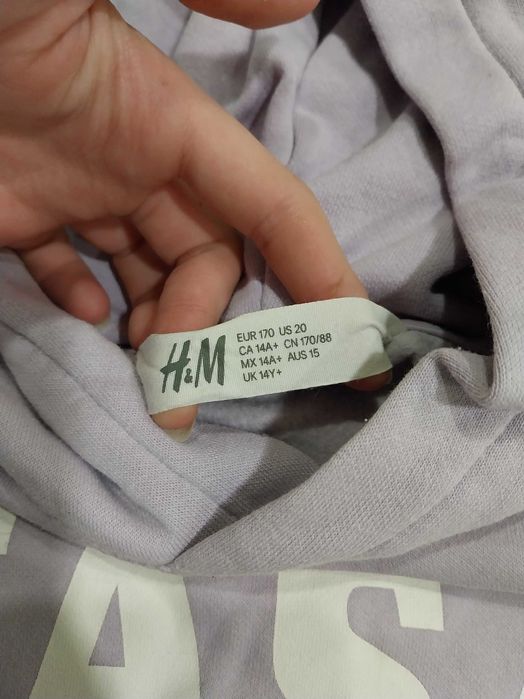 Розово/Лилаво худи от H&M