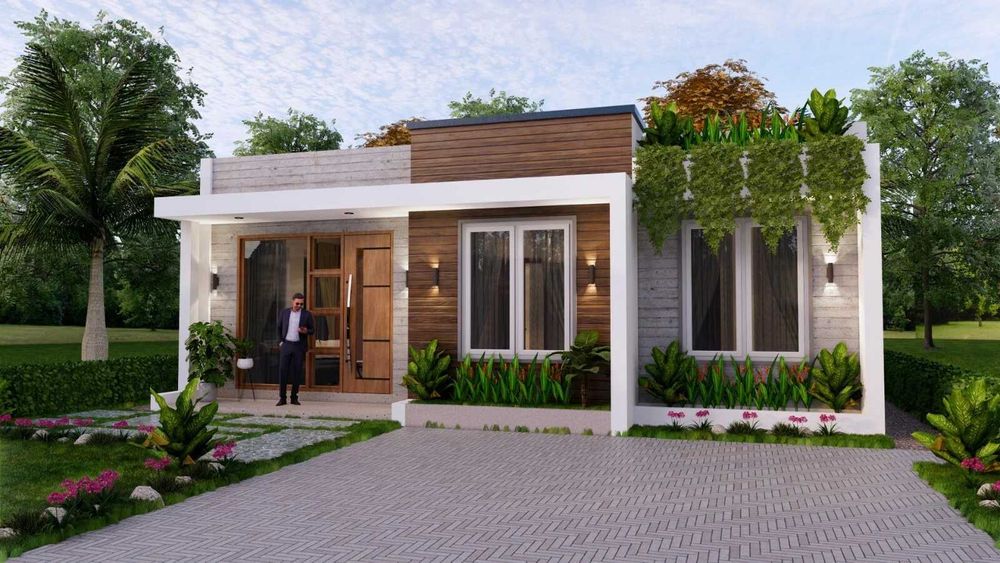 НА ИЗПЛАЩАНЕ - Евтина сглобяема къща с 2 спални, 80 кв. м