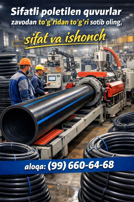 Plastmassa truba shlanklar ishlab chiqaruvchidan