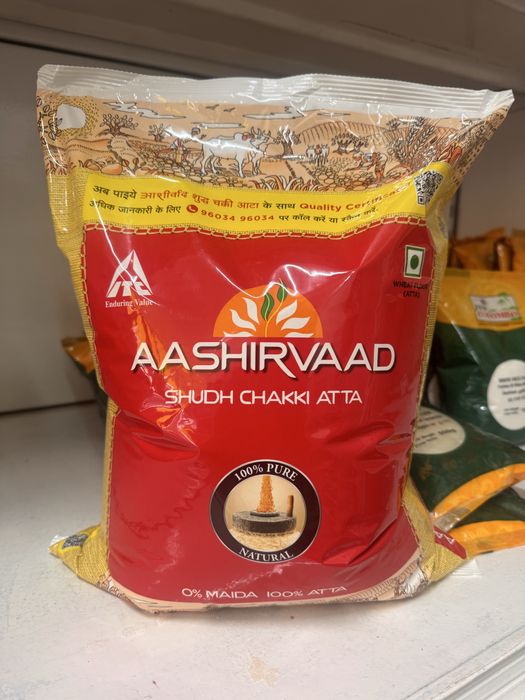 Faina de Grau pentru Chapati (Aashirvaad Chakki Atta) 5kg