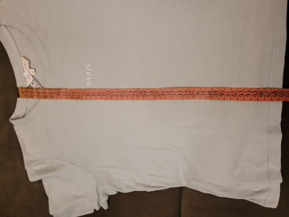 Tricou 100% bumbac, cu eticheta, S-M,  Review