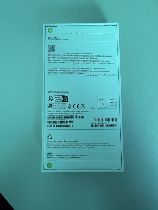 iPhone 17 Pro 256gb