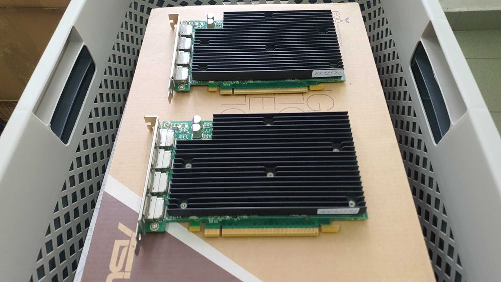 NVIDIA Quadro NVS 450 512MB GDDR3, 4x DP, пасивна, 12 м. гаранция