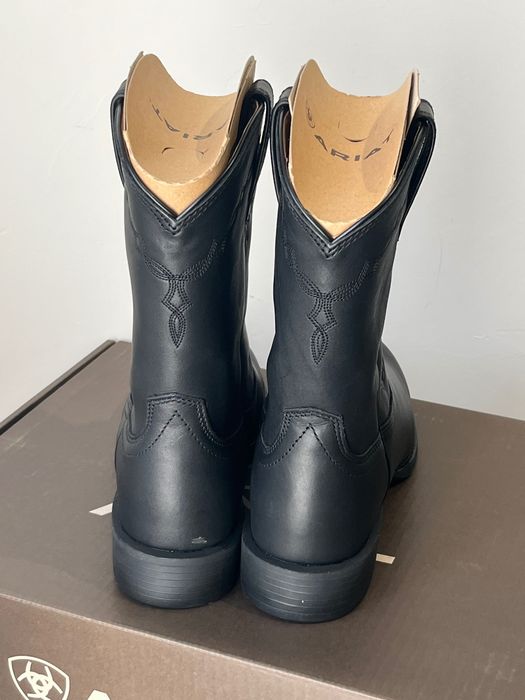 Кожаные ковбойские ботинки/казаки/вестерн сапоги Ariat