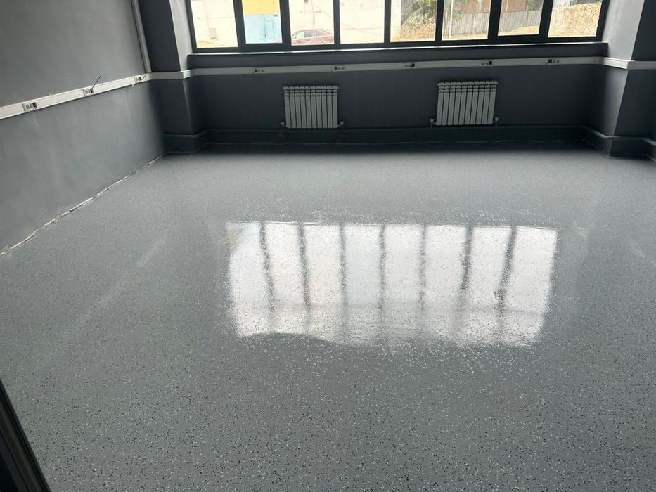 Обеспыливание полов. ПОЛИМЕРНЫЕ ПОЛЫ.