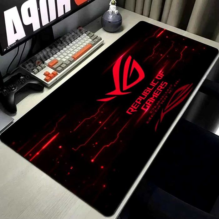 Подложка за мишка пад pad, неплъзгаща гумена основа Diablo IV, ROG