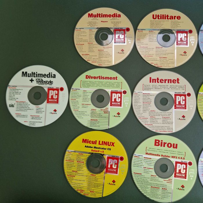 Lot CD-uri Retro Revistă – PC Magazine România