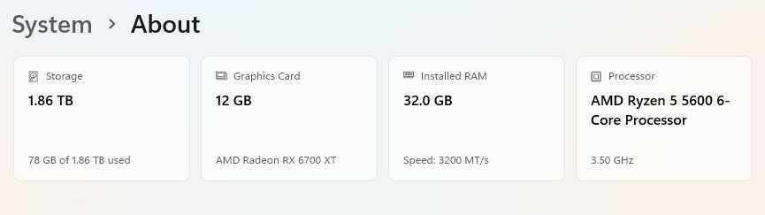 Геймърски компютър RX6700XT, Ryzen 5 5600, 32 ram