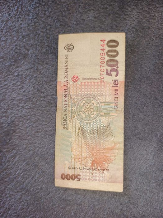 Bancnota 5000 lei din 1998