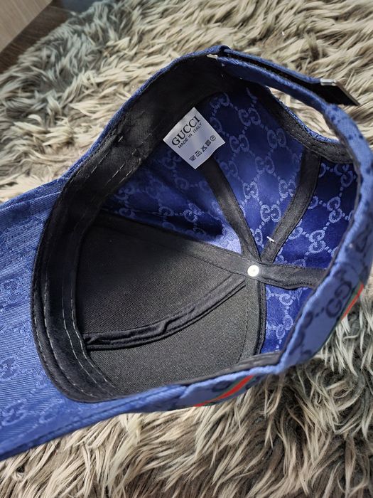 Sapca Gucci albastra Premium