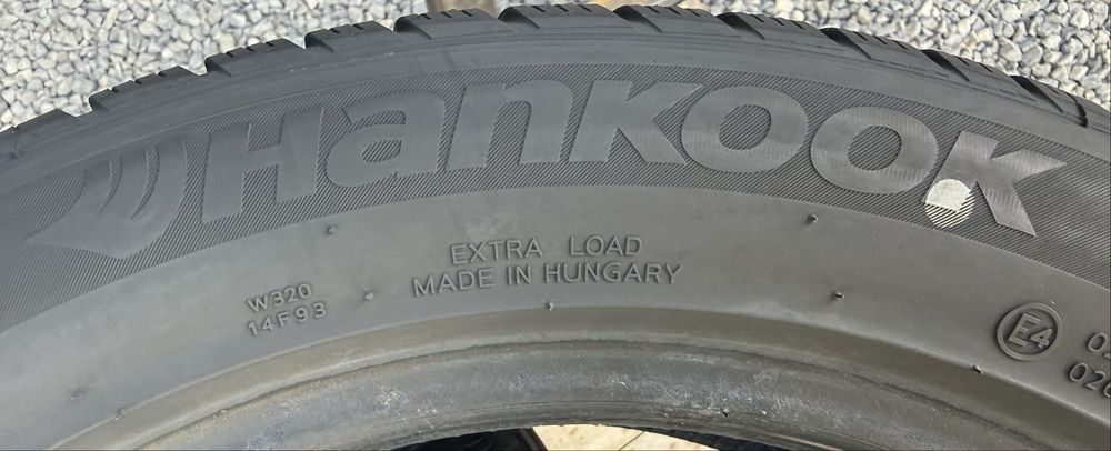 2бр 215/55/17 на 6мм с 20дот Ханкок