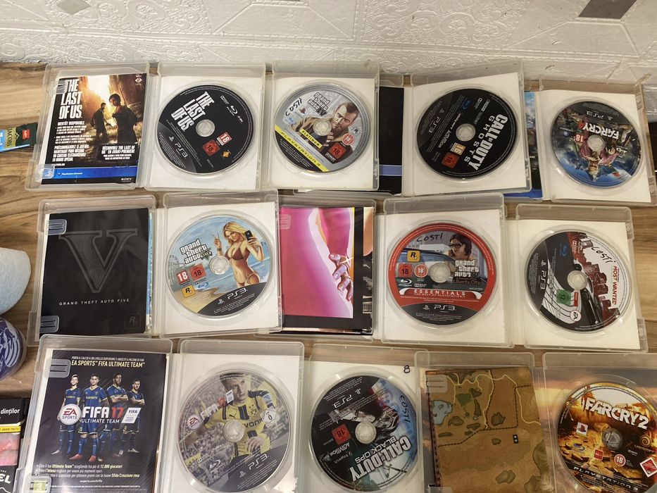 Vand 10 jocuri de ps 3 toate funcționale ,50 bucata