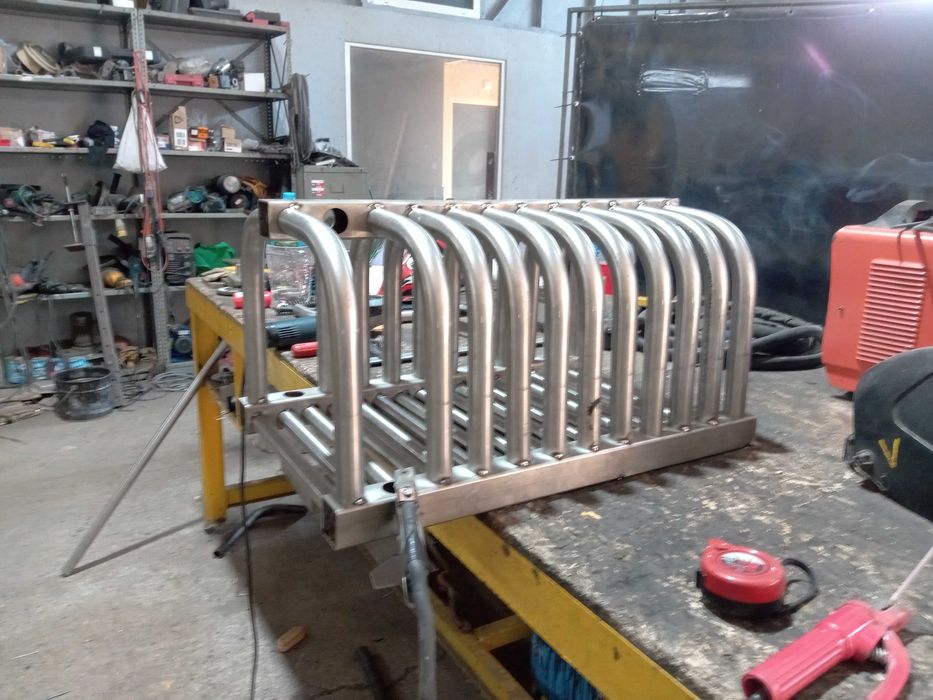 cazan incalzire/serpentina/registru termic soba 700x450x400 INOX