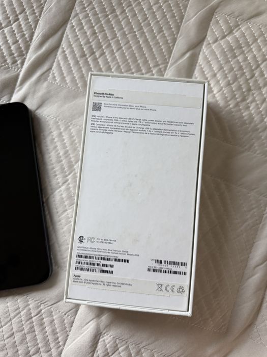 iphone 15 pro max 256 синий
