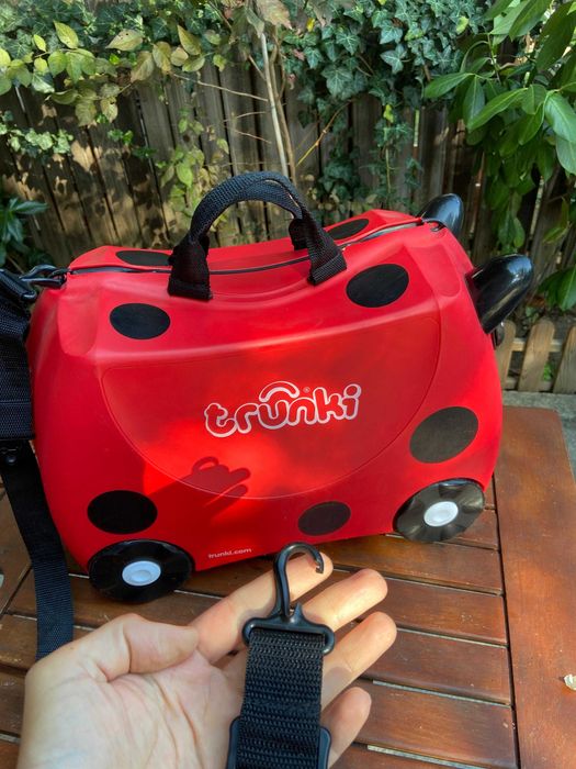Valiza copii Trunki, Harley - Buburuza, foarte putin utilizat!