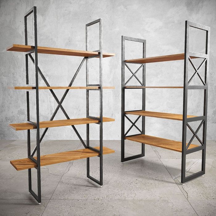 Stelaj/javon/loft uslubidagi metall konstruksa