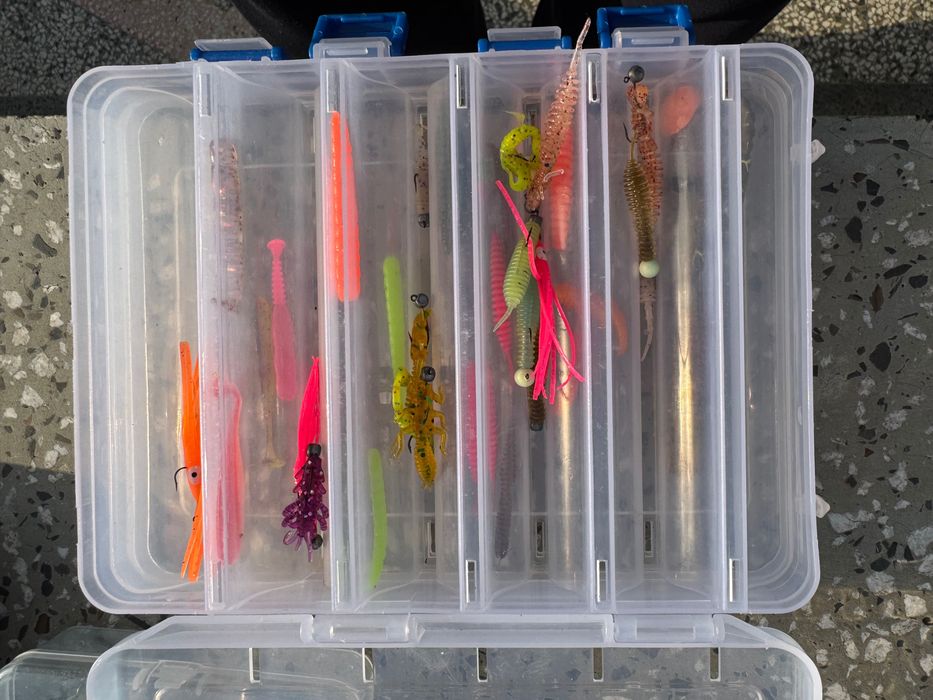 Спининг примамки класьори кутии и аксесоари, клатушки воблери блесни