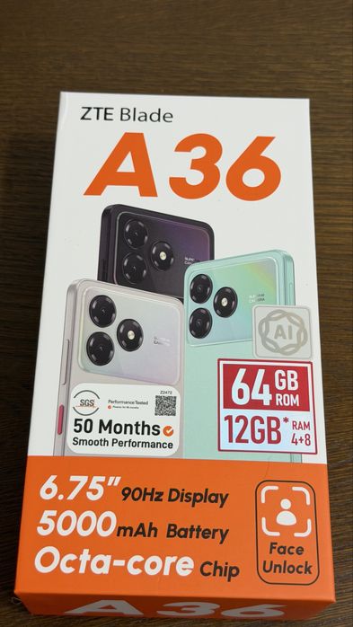 ZTE Blade A36, 64ГБ