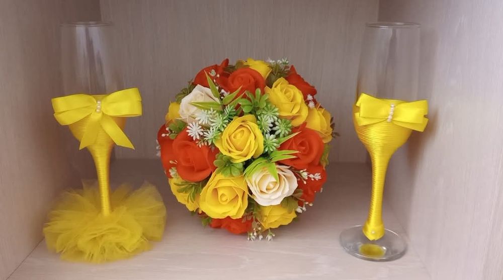 Buchete mireasa/nașa Lumânări de nunta/botez